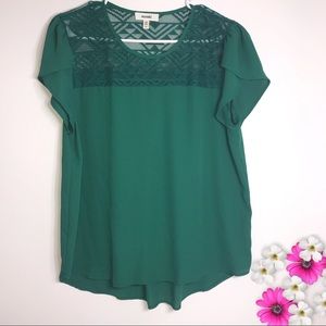 Meraki womens blouse with round neck